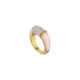 VAN CLEEF & ARPELS CORAL AND DIAMOND RING AND EARRINGS - photo 9