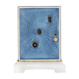 CARTIER ANTIQUE ENAMEL, DIAMOND AND HARDSTONE CLOCK - photo 2