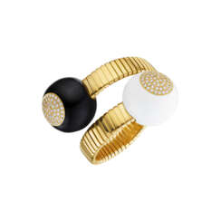 BULGARI ENAMEL AND DIAMOND BRACELET