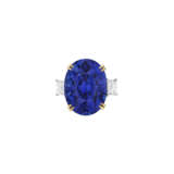 SAPPHIRE AND DIAMOND RING - Foto 1