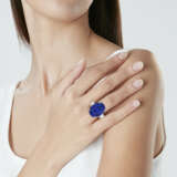 SAPPHIRE AND DIAMOND RING - photo 2