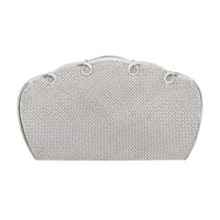 BULGARI WHITE GOLD EVENING BAG