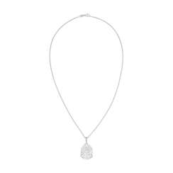 AN IMPRESSIVE DIAMOND PENDANT NECKLACE