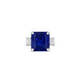 SAPPHIRE AND DIAMOND RING - Foto 1