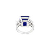 SAPPHIRE AND DIAMOND RING - photo 8