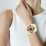 VERDURA PAIR OF MULTI-GEM AND ENAMEL `MALTESE CROSS` BRACELETS - Foto 2