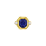 BULGARI SAPPHIRE AND DIAMOND RING - фото 1