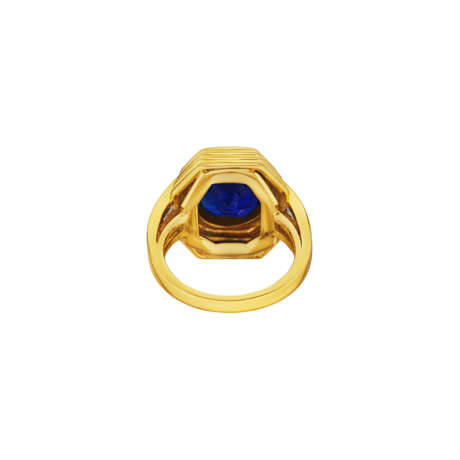 BULGARI SAPPHIRE AND DIAMOND RING - photo 5