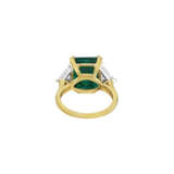 A RARE EMERALD AND DIAMOND RING - photo 7