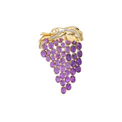 REN&#201; BOIVIN AMETHYST GRAPE BROOCH