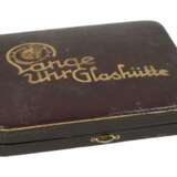 Taschenuhr: hochfeine Goldsavonnette A. Lange & Söhne Deutsche Uhrenfabrikation Glashütte "OLIW" No. 504082, ca.1938, mit Originalbox und Originalpapieren - фото 2