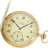 Taschenuhr: hochfeine Goldsavonnette A. Lange & Söhne Deutsche Uhrenfabrikation Glashütte "OLIW" No. 504082, ca.1938, mit Originalbox und Originalpapieren - Foto 5