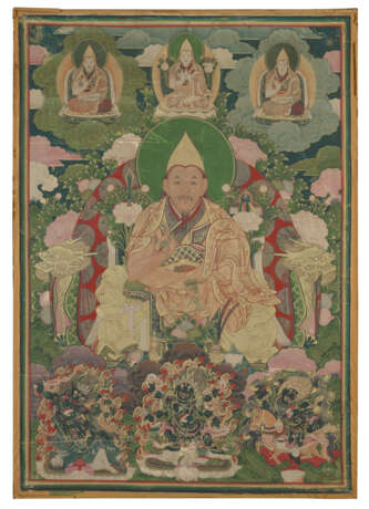 THANGKA REPR&#201;SENTANT CHANGKYA HUTUKTU ROLPAI DORJE (1717-1786) - фото 2