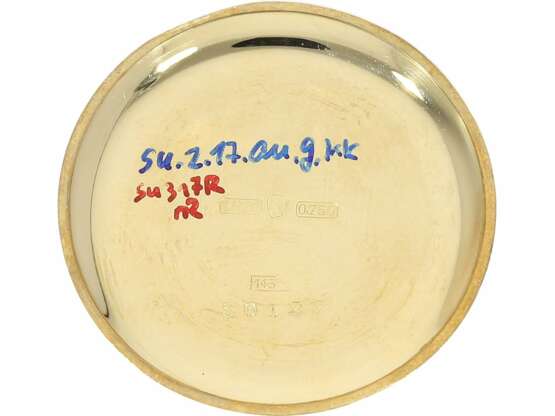 Taschenuhr: sehr seltener, ganz früher Le Coultre Pulsometer-Ärzte-Chronograph in 18K Gold, ca.1930-1935 - Foto 3