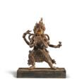 STATUE DE BHAIRAVI EN BRONZE PARTIELLEMENT DOR&#201; - Auction prices