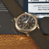 F.P. JOURNE. A VERY RARE AND COVETED 18K PINK GOLD WRISTWATCH WITH POWER RESERVE AND `HAVANA` BROWN DIAL - Foto 3