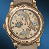F.P. JOURNE. A VERY RARE AND COVETED 18K PINK GOLD WRISTWATCH WITH POWER RESERVE AND `HAVANA` BROWN DIAL - Foto 4