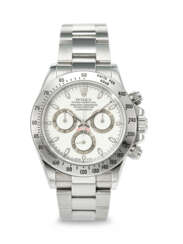 ROLEX. AN ATTRACTIVE STAINLESS STEEL AUTOMATIC CHRONOGRAPH WRISTWATCH WITH BRACELET