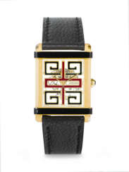 CARTIER. A RARE AND DISTINGUISHED 18K GOLD LIMITED EDITION SKELETONIZED WRISTWATCH