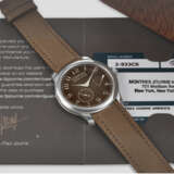 F.P. JOURNE. A RARE AND HIGHLY ATTRACTIVE PLATINUM WRISTWATCH WITH POWER RESERVE AND `HAVANA` BROWN DIAL - фото 3