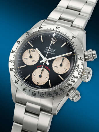 ROLEX. AN ATTRACTIVE STAINLESS STEEL CHRONOGRAPH WRISTWATCH WITH BRACELET - фото 2