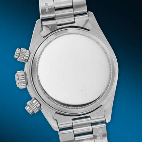 ROLEX. AN ATTRACTIVE STAINLESS STEEL CHRONOGRAPH WRISTWATCH WITH BRACELET - photo 3