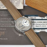 F.P. JOURNE. AN ATTRACTIVE PLATINUM AUTOMATIC WRISTWATCH WITH OUTSIZED DATE AND POWER RESERVE - photo 3