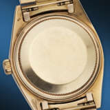 ROLEX. A VERY RARE AND ATTRACTIVE 18K PINK GOLD AND DIAMOND-SET WRISTWATCH WITH SWEEP CENTER SECONDS, DAY AND DATE - фото 4