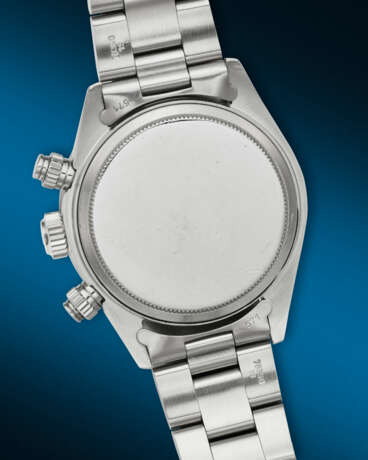 ROLEX. A RARE AND ATTRACTIVE STAINLESS STEEL CHRONOGRAPH WRISTWATCH WITH BRACELET - фото 4