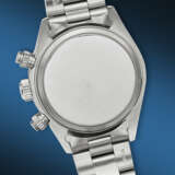 ROLEX. A RARE AND ATTRACTIVE STAINLESS STEEL CHRONOGRAPH WRISTWATCH WITH BRACELET - фото 4