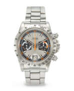 Tudor. TUDOR. A RARE AND ATTRACTIVE STAINLESS STEEL CHRONOGRAPH WRISTWATCH WITH DATE AND BRACELET