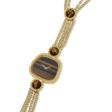 PIAGET. A HIGHLY RARE AND OPULENT 18K GOLD AND TIGER&#39;S EYE NECKLACE WATCH - Prix ​​des enchères