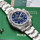 ROLEX. AN ATTRACTIVE AND COVETED 18K WHITE GOLD AUTOMATIC CHRONOGRAPH WRISTWATCH WITH BRACELET - Foto 3