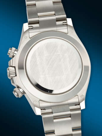 ROLEX. AN ATTRACTIVE AND COVETED 18K WHITE GOLD AUTOMATIC CHRONOGRAPH WRISTWATCH WITH BRACELET - фото 4