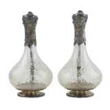 Pair of wine glass jugs in silver Louis XV style turn of the 19th-20th centuries. Silver Glass At the turn of 19th -20th century - photo 2