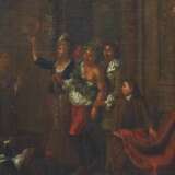 Peinture de genre hollandaise du XVIIIe si&egrave;cle. F&ecirc;te de Dionysos. Attribu&eacute; &agrave; Horemans Jan Joseff. Canvas oil Baroque 18th century - photo 4