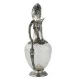 Glass wine jug in silver. France 19th century. Silver Late 19th century - photo 4