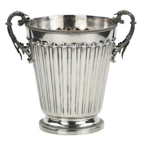 Silver wine cooler. Italy. 20th century. Silver 800 Eclecticism Mid-20th century - photo 2