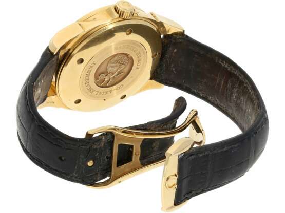 Armbanduhr: hochwertiges Omega "De Ville" Co-Axial-Automatic-Chronometer "Power Reserve", seltene Ausführung in 18K Gold, Ref. 168.1704, ca. 2000 - фото 3