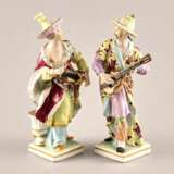 Porcelain pair Chinese Musicians. KPM. Hand Painted 19th century - photo 7