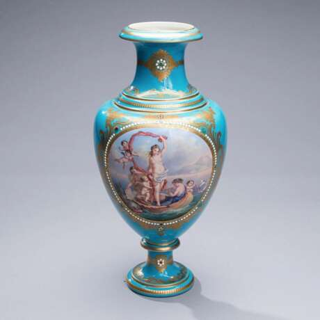 Unique vase The Birth of Venus. Sevre Porcelain 19th century - photo 3