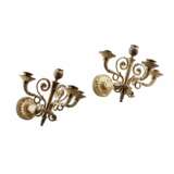 Pair of bronze sconces in the Empire style. Bronze Empire 19th century - photo 1