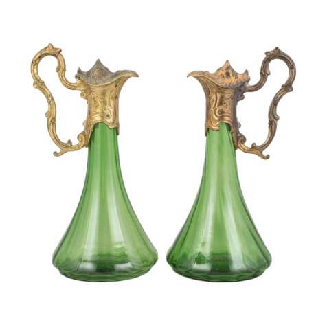 Une paire de cruches de style Art Nouveau. Métal Early 20th century - photo 1