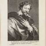 Eau-forte Portrait de lartiste Pieter Paul Rubens Engraving Baroque 19th century - Foto 1