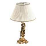Table lamp Putti Bronze Rococo At the turn of 19th -20th century - photo 1