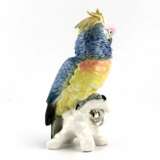 Porcelain figure Blue Parrot. Karl Ens. Porcelain 20th century - photo 3