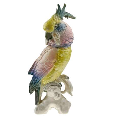 Pink Parrot Karl Ens Porcelaine 20th century - photo 1