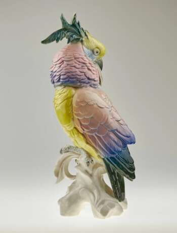 Pink Parrot Karl Ens Porcelaine 20th century - photo 3