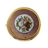 Gold 18K brooch with a bouquet of micromosaics. Stockholm 1873 Gold 19th century - photo 2