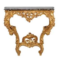 Rococo console. End of the 19th century. 